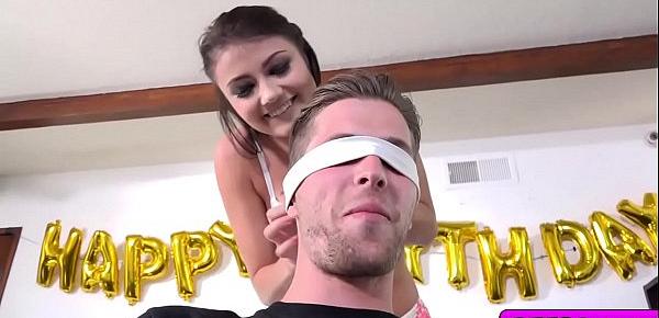  Boyfriend gets a hot birthday surprise from his girlfriend!